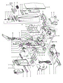 02 - Baghousing parts for Hoover Vacuum U3325--- from AppliancePartsPros.com