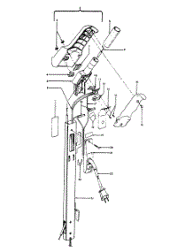 03 - Handle parts for Hoover Vacuum U3341900 from AppliancePartsPros.com