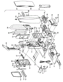 02 - Cleaningtools, Mainbody, Outerbag parts for Hoover Vacuum U3725930 from AppliancePartsPros.com