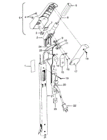03 - Handle parts for Hoover Vacuum U3745930 from AppliancePartsPros.com