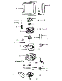 06 - Motor Assembly, Hood parts for Hoover Vacuum U4075--- from AppliancePartsPros.com