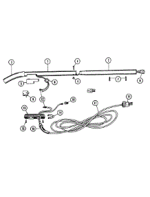 03 - Handle parts for Hoover Vacuum U4079 from AppliancePartsPros.com
