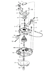 04 - Motor Assembly parts for Hoover Vacuum U4147002 from AppliancePartsPros.com