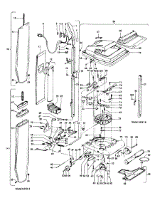 03 - Handle, Mainbody, Outerbag, Hood parts for Hoover Vacuum U4153--- from AppliancePartsPros.com