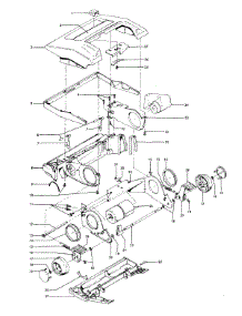 04 - Mainbody, Hood parts for Hoover Vacuum U4211--- from AppliancePartsPros.com