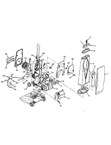 02 - Baghousing parts for Hoover Vacuum U4215 from AppliancePartsPros.com