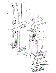 02 - Mainbody parts for Hoover Vacuum U4247016 from AppliancePartsPros.com