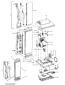 04 - Motor, Handle, Mainbody, Outerbag, Hood parts for Hoover Vacuum U4251930 from AppliancePartsPros.com