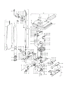 03 - Handle, Mainbody, Outerbag, Hood parts for Hoover Vacuum U4321--- from AppliancePartsPros.com
