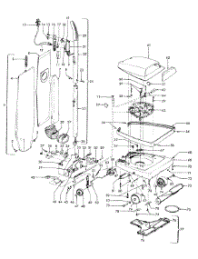 03 - Handle, Mainbody, Outerbag, Hood parts for Hoover Vacuum U4519--- from AppliancePartsPros.com