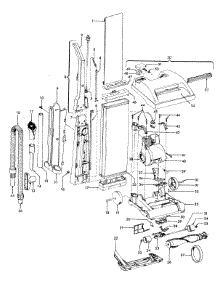 02 - Mainbody, Handle, Outerbag parts for Hoover Vacuum U4557910 from AppliancePartsPros.com