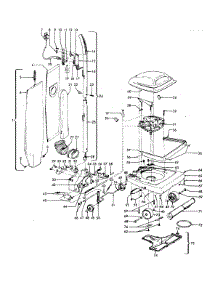 03 - Handle, Mainbody, Outerbag, Hood parts for Hoover Vacuum U4597--- from AppliancePartsPros.com