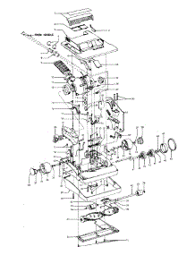03 - Mainbody, Hood parts for Hoover Vacuum U5049900 from AppliancePartsPros.com