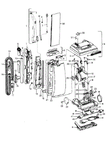 02 - Mainbody, Handle, Outerbag parts for Hoover Vacuum U5081930 from AppliancePartsPros.com