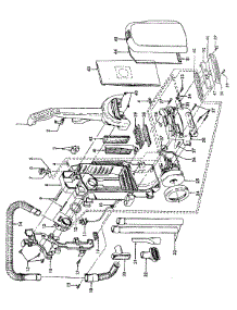 02 - Motor, Cleaningtools, Handle, Outerbag parts for Hoover Vacuum U5469900 from AppliancePartsPros.com