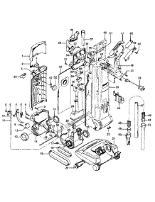 02 - Cleaningtools, Handle, Outerbag, Hood parts for Hoover Vacuum U6335930 from AppliancePartsPros.com