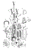 02 - Motor, Cleaningtools, Handle, Outerbag