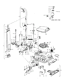 02 - Handle, Mainbody, Hood parts for Hoover Vacuum U7039--- from AppliancePartsPros.com