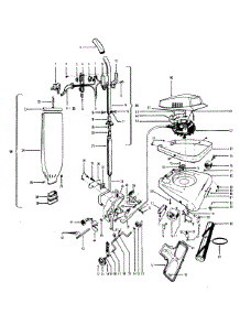 03 - Mainbody, Outerbag, Hood parts for Hoover Vacuum U7079--- from AppliancePartsPros.com