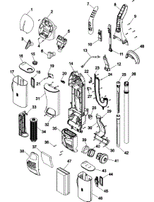 02 - Upper Assembly parts for Hoover Vacuum U8181950 from AppliancePartsPros.com