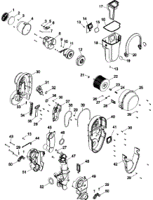 03 - Motor And Main Pivot Asy parts for Hoover Vacuum U9125950 from AppliancePartsPros.com