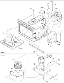 06 - Splash Shield / Blower parts for Amana Microwave UC1400D / P1312704M from AppliancePartsPros.com