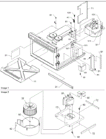 06 - Splash Shield / Blower parts for Amana Microwave UC1800VP / P1304428M from AppliancePartsPros.com