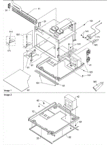 02 - Controls / Basepan parts for Amana Microwave UC1800VP / P1304459M from AppliancePartsPros.com