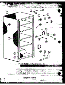 03 - Interior Parts parts for Amana Freezer UC22 / P6034574W from AppliancePartsPros.com