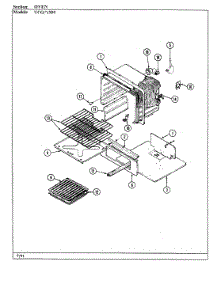 05 - Oven parts for Crosley Range UCGA3D5NW-AD from AppliancePartsPros.com