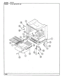 05 - Oven parts for Crosley Range UCGW6C5GNW-AD from AppliancePartsPros.com