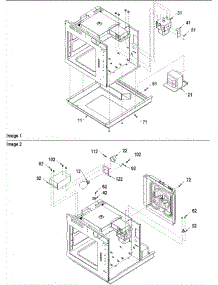 07 - Base & Heater Box parts for Menu Master Microwave UDS30E / P1325904M from AppliancePartsPros.com