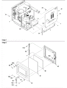 05 - Rear Panel & Door parts for Menu Master Microwave UDS30E / P1325904M from AppliancePartsPros.com