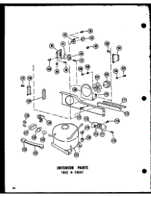 03 - Interior Parts parts for Amana Freezer UF16C / P6011729W C from AppliancePartsPros.com