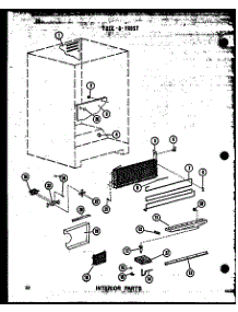 06 - Interior Parts parts for Amana Freezer UF22B-C / P6034551W C from AppliancePartsPros.com