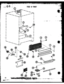 06 - Interior Parts parts for Amana Freezer UF22C / P6034572W from AppliancePartsPros.com