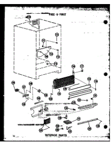 05 - Interior Parts parts for Amana Freezer UF22W-AG / P6033565W G from AppliancePartsPros.com