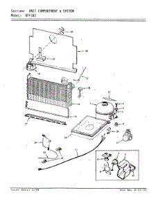 03 - Unit Compartment & System parts for Admiral Freezer UFF181 / V5ZU30 from AppliancePartsPros.com
