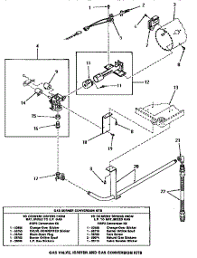 10 - Gas Valve, Igniter & Gas Conversion Kits parts for Amana Washer Dryer Combo UG8091 from AppliancePartsPros.com