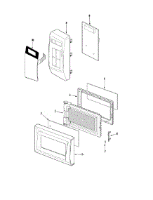 02 - Control Panel / Door parts for Maytag Microwave UMC1061AAW from AppliancePartsPros.com