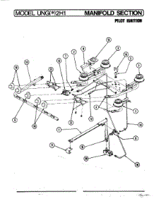 03 - Controls (Pilot Ignition) parts for Norge Range UNGA2H1 from AppliancePartsPros.com