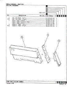 02 - Control Panel parts for Norge Range UNGA2HK1 from AppliancePartsPros.com