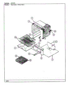 04 - Oven parts for Norge Range UNGA3G1 from AppliancePartsPros.com