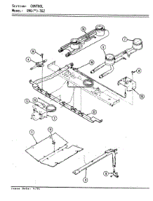 02 - Control parts for Norge Range UNGA3G2LNX from AppliancePartsPros.com