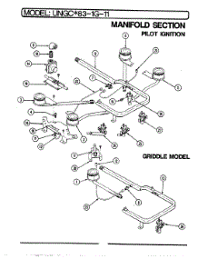 02 - Controls parts for Norge Range UNGCW83-1G-11 from AppliancePartsPros.com