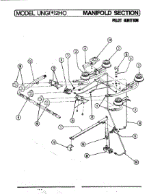 03 - Gas Controls (Pilot) parts for Norge Range UNGW2H0 from AppliancePartsPros.com