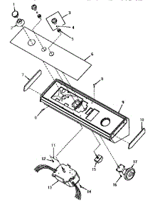 05 - Graphics Panel, Ctrl Hood And Ctrls parts for Amana Washer VA4013 from AppliancePartsPros.com