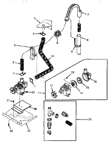 11 - Pump Assy, Hoses And Siphon Break Kit parts for Amana Washer VA4013 from AppliancePartsPros.com