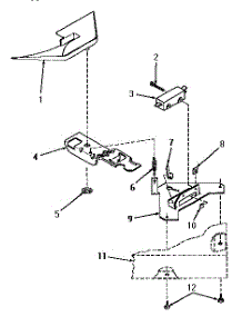13 - Switch And Bracket Assy parts for Amana Washer VA6013 from AppliancePartsPros.com
