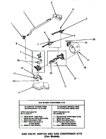 04 - Gas Valve, Igniter & Gas Conversion Kits parts for Amana Dryer VG3019 from AppliancePartsPros.com